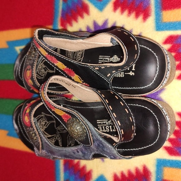 L'ARTISTE Spring Step Tiffinal Ankle Strap Sandal - Camel 40 EU 8.5-9 US - Picture 5 of 9